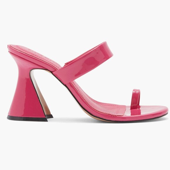 NEW  Steve Madden Renie Flared Heel Sandal (Women) 8M, FUCHSIA - Picture 4 of 5
